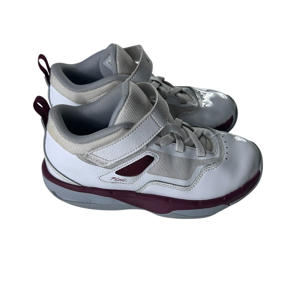 Jordan Stay Loyal 3 Kids White Burgundy FB9923-160 Size 1Y Basketball Sneakers